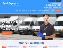 Tablet Screenshot of fuelexpress.net